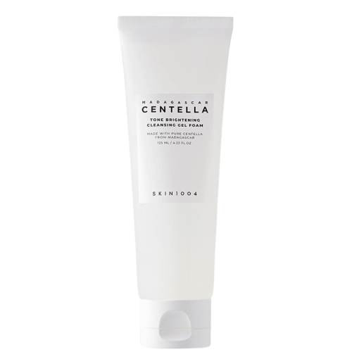 Korean skincare available in The Bahamas SKIN1004 Tone Brightening Cleansing Gel Foam unboxed tube packaging