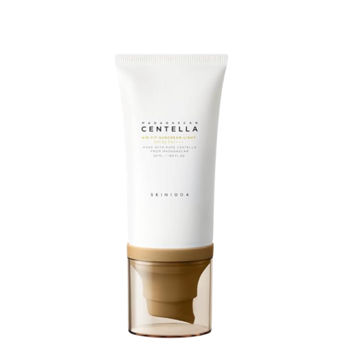 SKIN1004 Centella Air-Fit Suncream Light provides lightweight SPF30 PA++++ sun protection while hydrating and soothing skin with Centella Asiatica.