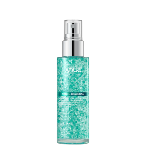 Anua PDRN Collagen Glow Facial Serum Spray bottle for radiant, hydrated skin from Baha1004, your Korean skincare destination in The Bahamas.